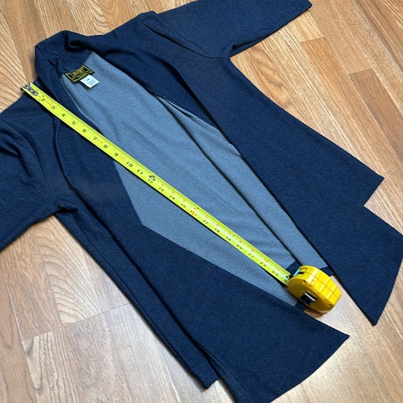 Vintage 1980’s/1990’s A Touch of Class Clothing, navy blue open jacket. Size S/M - Picture 15 of 17